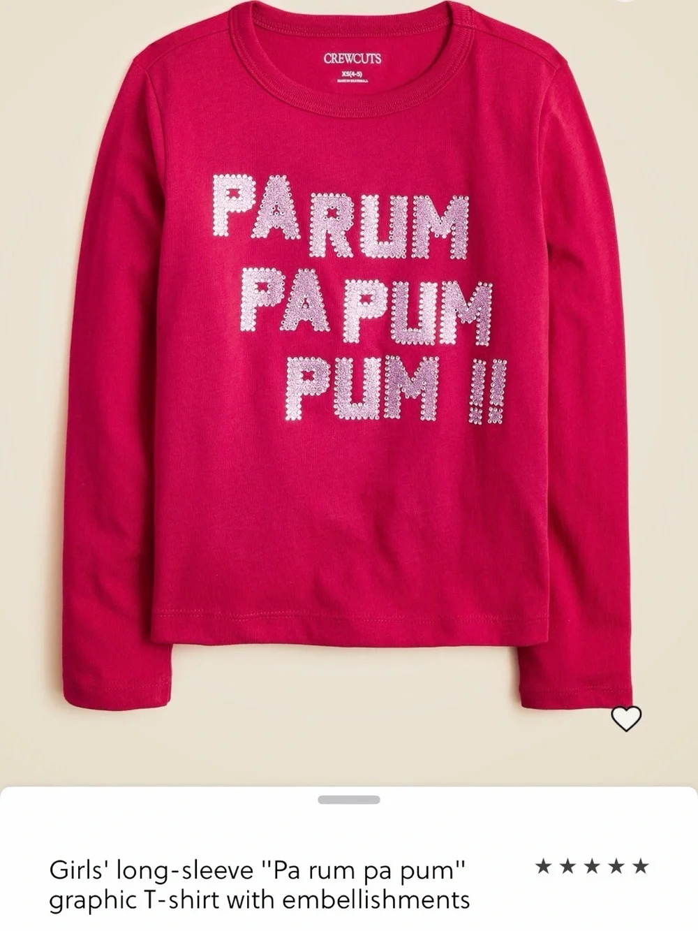 Crewcuts Hot Pink 